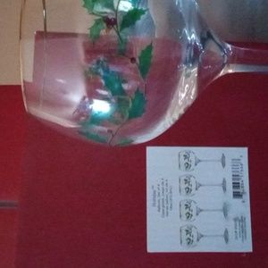 Lenox holiday balloon glasses